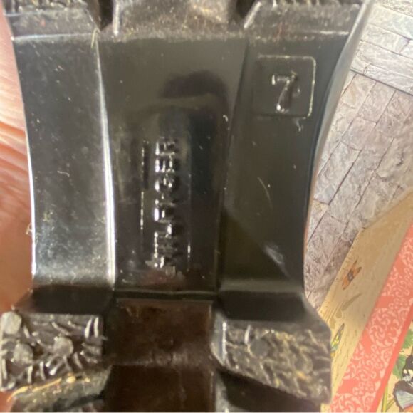 Tommy Hilfiger Shiner Rain Boots Womens Size 7 Knee High Black Rubber Boots - Picture 7 of 7